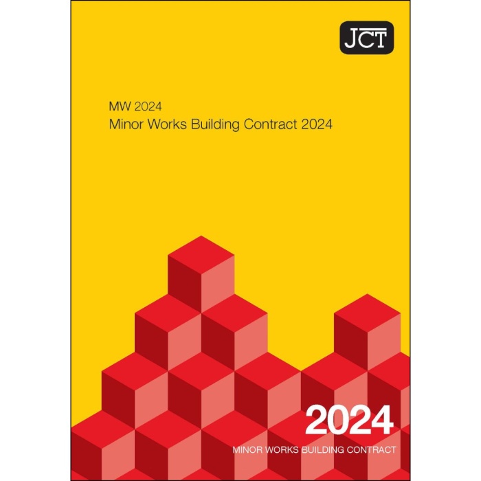 JCT Minor Works Building Contract 2024 (MW)