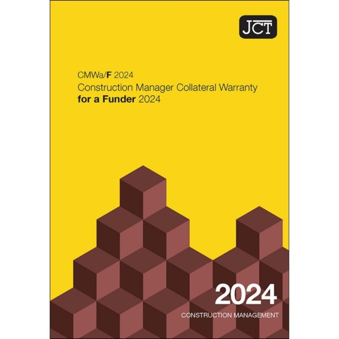 JCT Construction Manager Collateral Warranty for a Funder 2024 (CMWa/F)