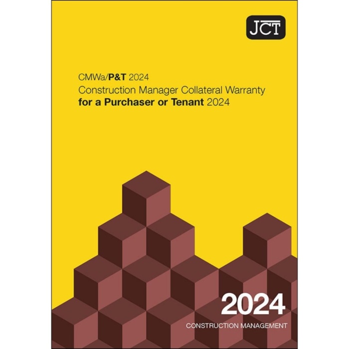 JCT Construction Manager Collateral Warranty for a Purchaser or Tenant 2024 (CMWa/P&T)
